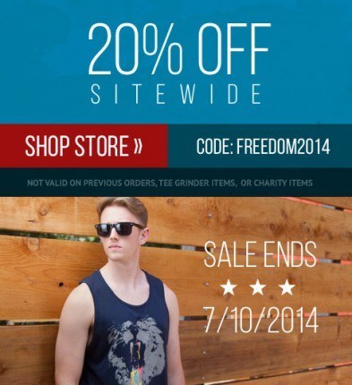 20% Off Sitewide
