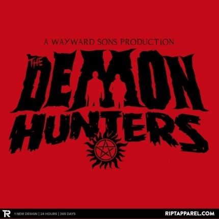 The Demon Hunters (Black on Red)