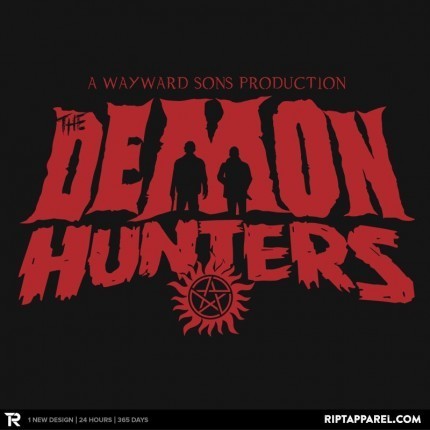 The Demon Hunters (Red on Black)