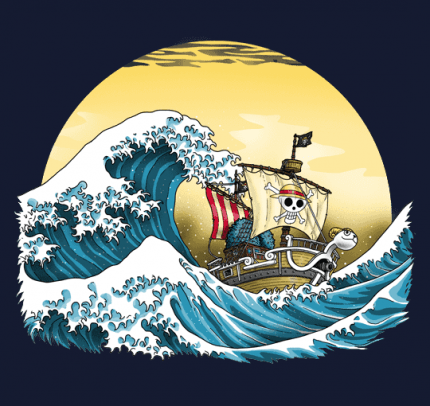 GOING MERRY BY HOKUSAI