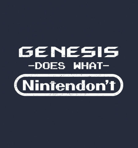 Shirt nintendont does genesis what