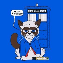 Grumpy Doctor Cat