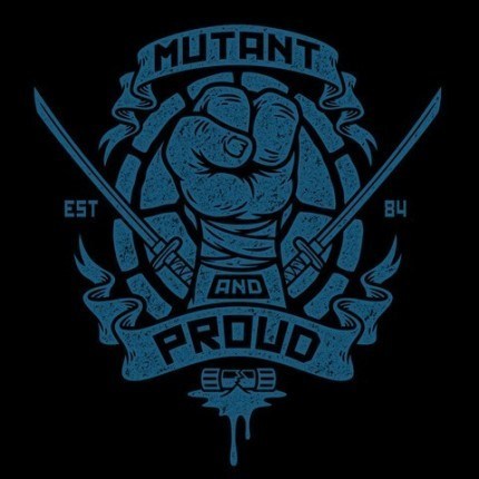 Mutant & Proud Leo on Black