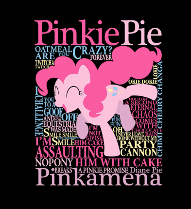 The Many Words of Pinkie Pie