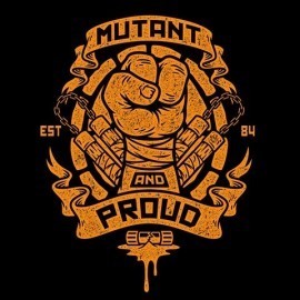 Mutant & Proud Mikey on Black
