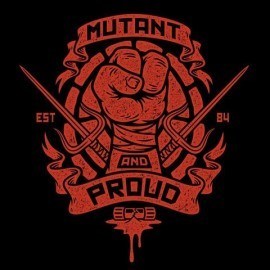 Mutant & Proud Raph on Black