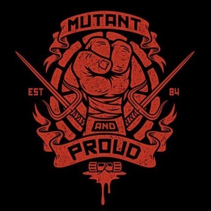 Mutant & Proud Raph on Black