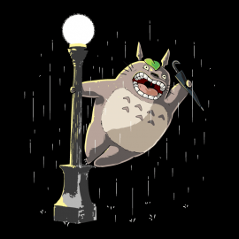 Totoro in the Rain