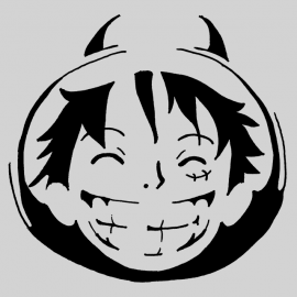 Smiling Luffy