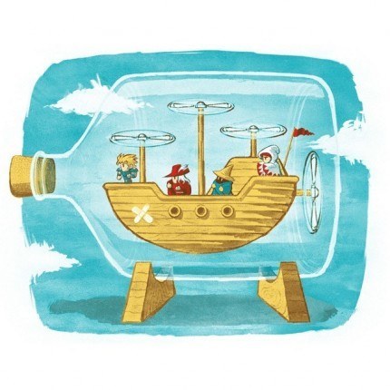 Airship In A Bottle