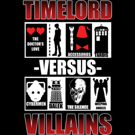 Timelord vs. Villains by OfficeInk