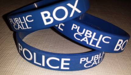 Silicone Bracelet: Police Box