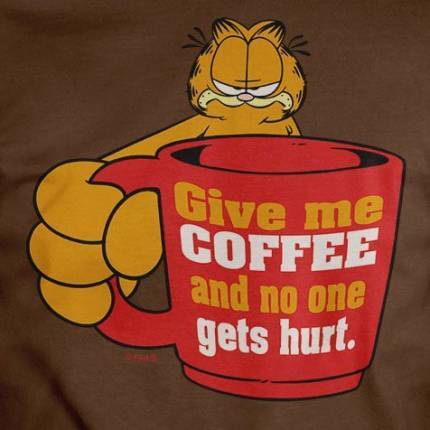 Garfield Show Me The Coffee