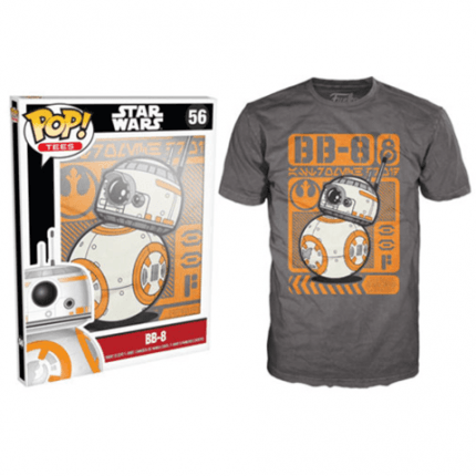 Pre-Sale Item Ships End of January – Funko POP! Tee – Star Wars BB-8 Type Poster