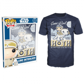 Pre-Sale Item Ships End of January – Funko POP! Tee – Star Wars Visit Hoth Poster