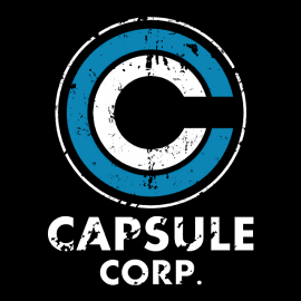 Capsule Corp Logo Vintage