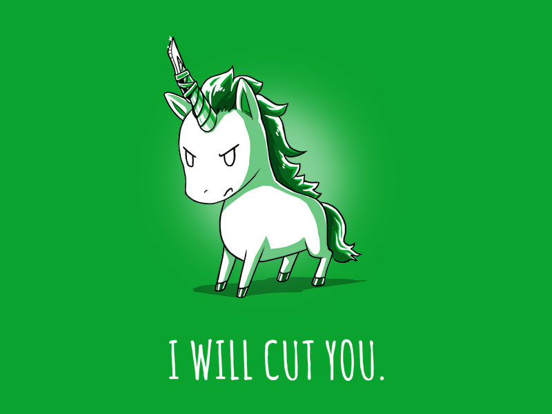 The Lucky Unicorn shirt from Tee Turtle 