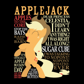 The Many Words of Applejack