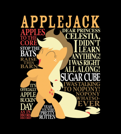 The Many Words of Applejack
