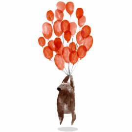 Bear With Balloons