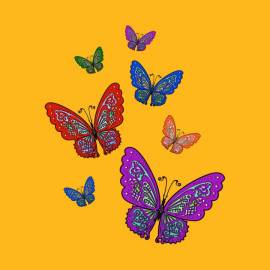 Decorative Colorful Butterflies