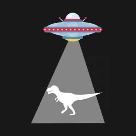 Funny UFO Dinosaur Abduction