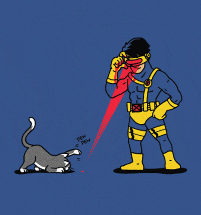 Cats and Lasers