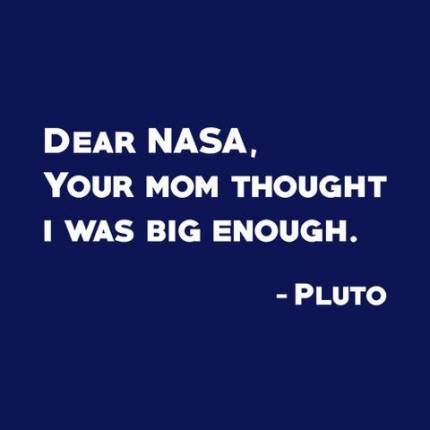 Dear NASA From Pluto