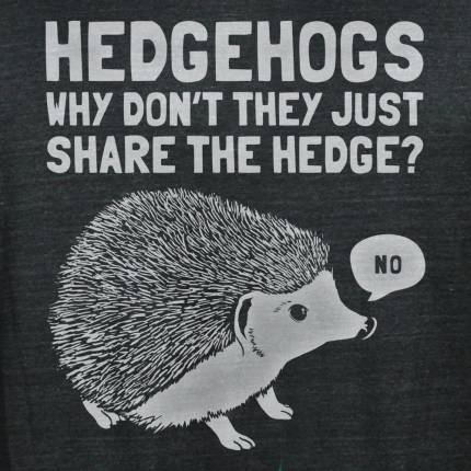 Hedgehogs Can’t Share Limited Edition Tri-Blend