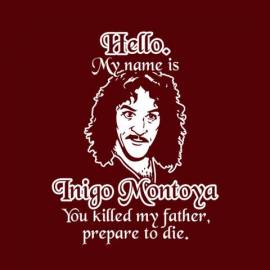 Hello My Name Is Inigo Montoya You killed My Father Prepare To Die