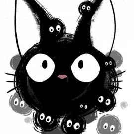 Susuwatari cat