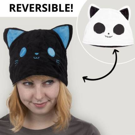 Reversible Cat Hat (Skull)