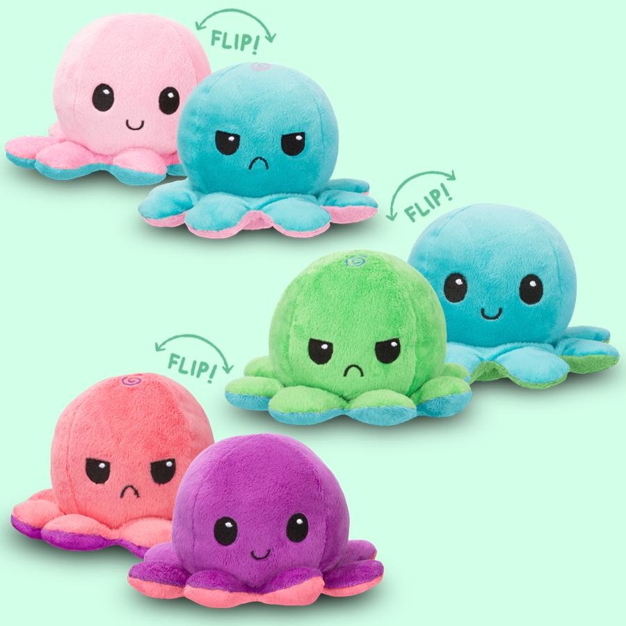 reversible octopus plush teeturtle