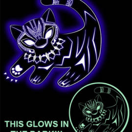 The glowing panther king