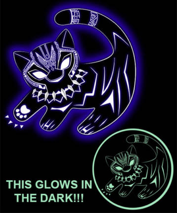 The glowing panther king