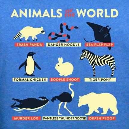 Animals Of The World Limited Edition Tri-Blend