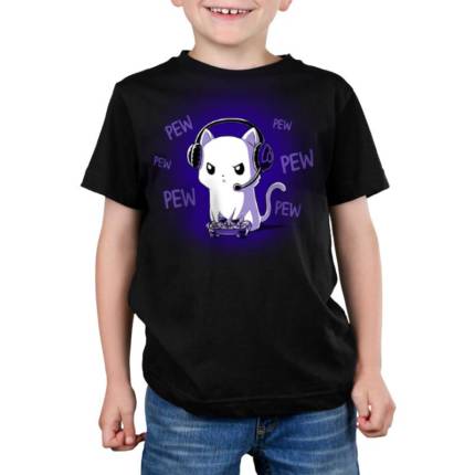 Pew Pew Kitty Kids T-Shirt