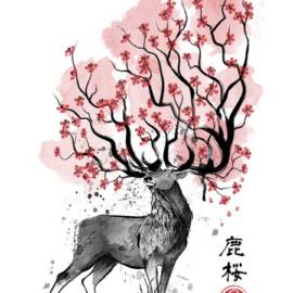 Sakura Deer