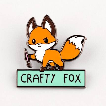 Crafty Fox Pin