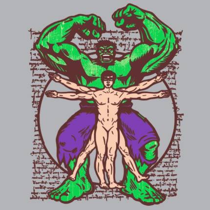 Vitruvian Hulk T-Shirt