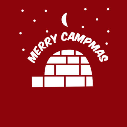 Merry Campmas T-Shirt Christmas Holiday Party Camping Camper Gift