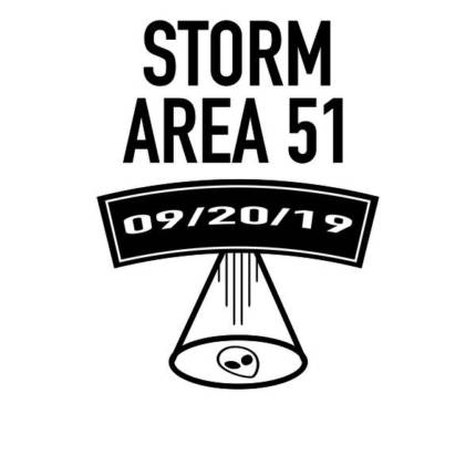 Storm Area 51 T-Shirt Alien Storming Area51