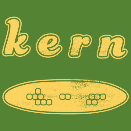 Kern on the Cob Graphic Designer Humor