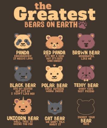 Greatest Bears Insert your Bear