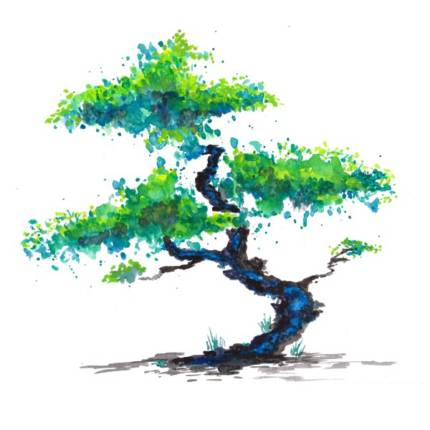 Blue Bonsai