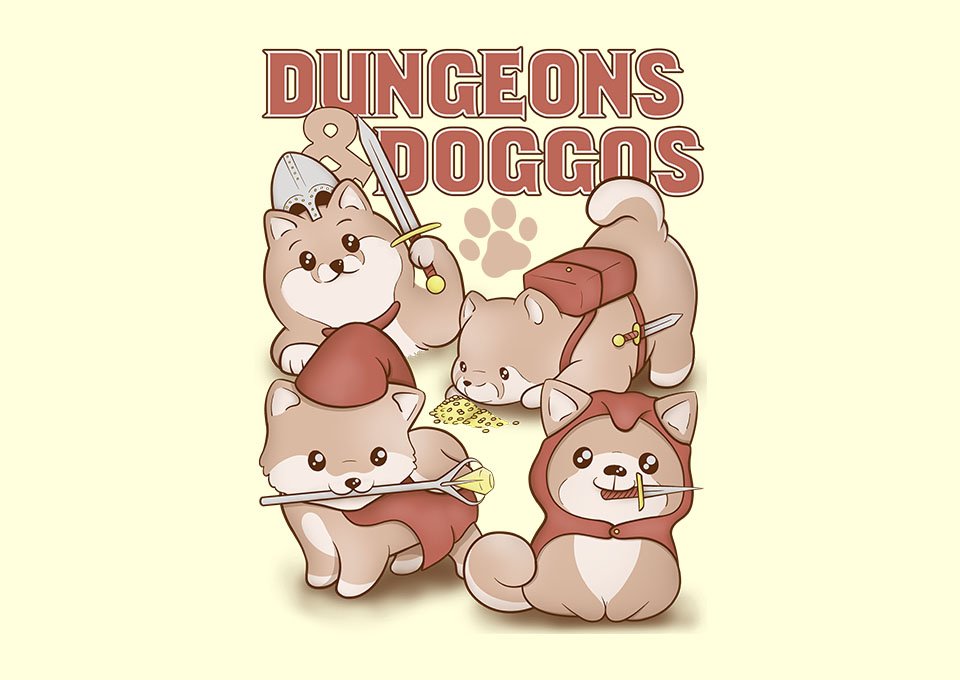 dungeons and doggies shirt