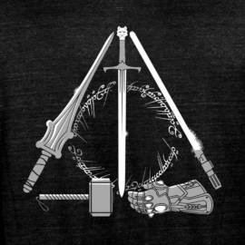 Nerdy Hallows Tri-Blend