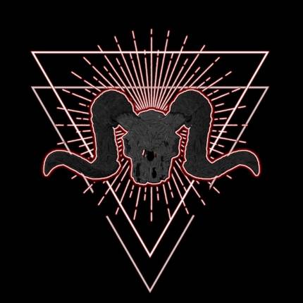 horned animal skull