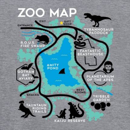 Zoo Map Limited Edition Tri-Blend