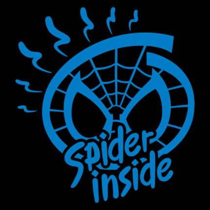 Spider Inside Blue